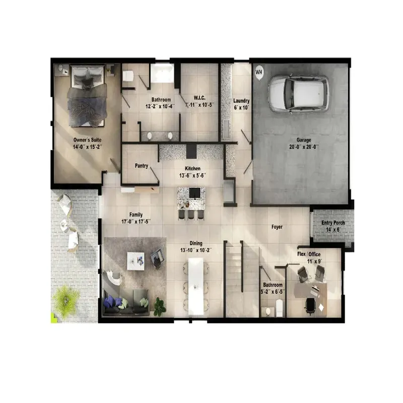 Yucatan Gardens floor plan 2