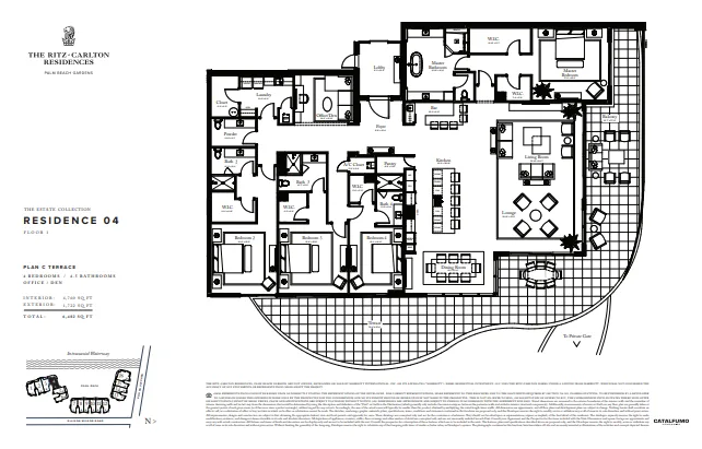 The Ritz-Carlton Residences Palm Beach Gardens floor plan 2