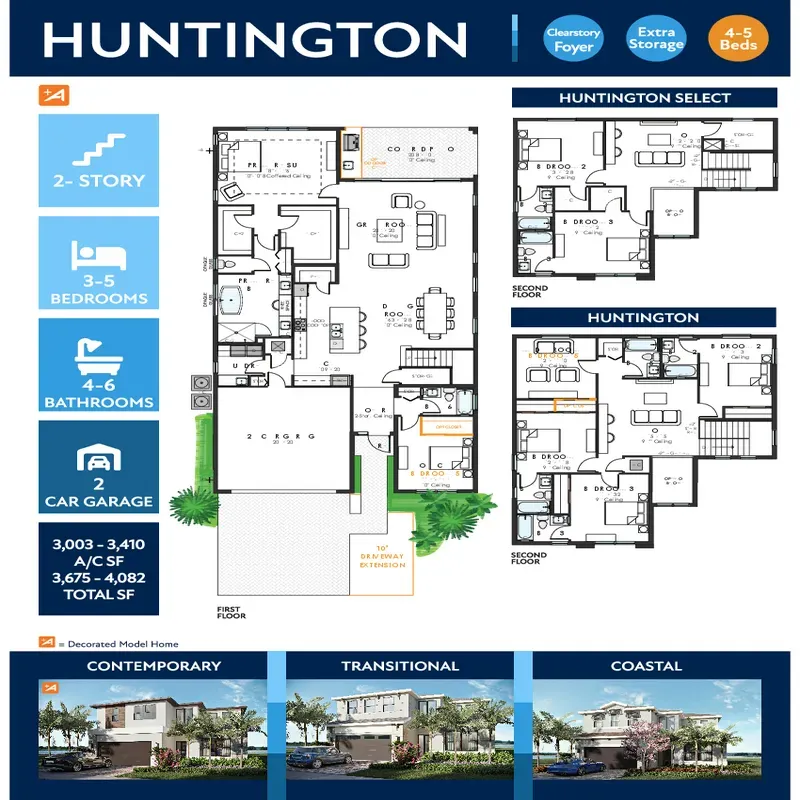 Solana Bay at Avenir floor plan 4