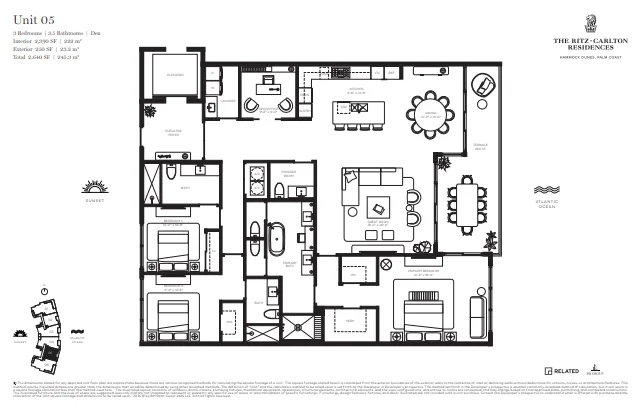 The Ritz-Carlton Residences Hammock Dunes floor plan 3