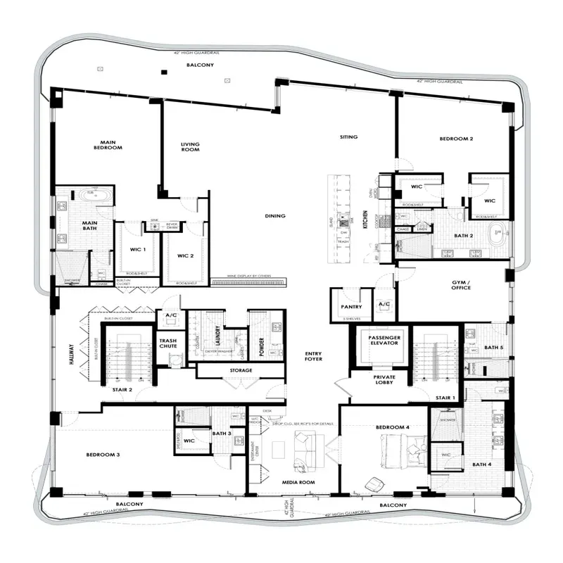 Lumiére Las Olas floor plan 6