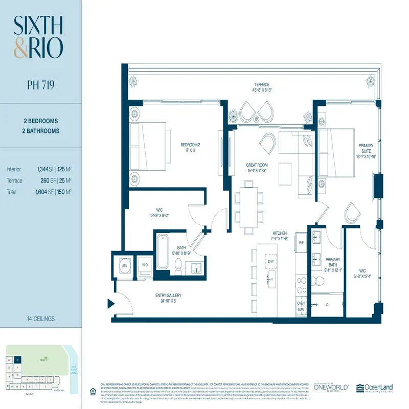 Sixth and Rio floor plan 1