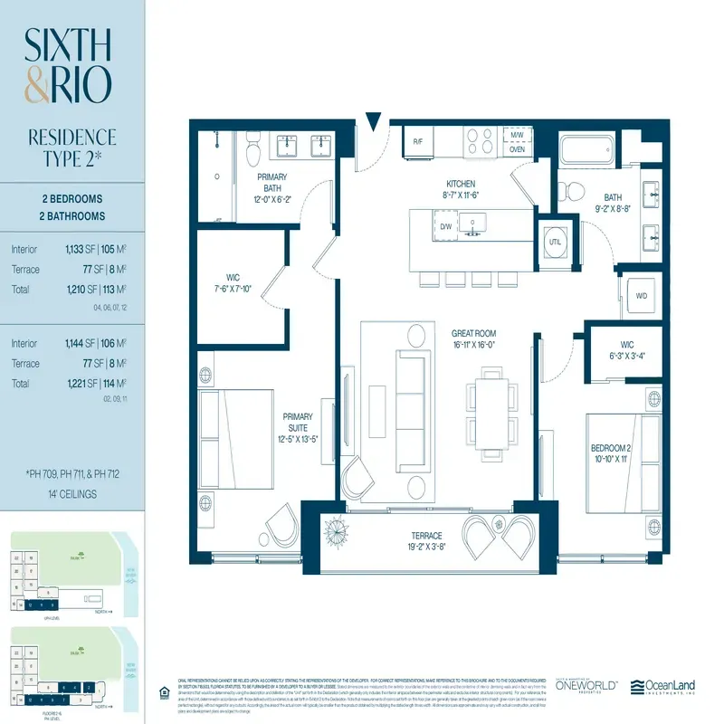 Sixth and Rio floor plan 2
