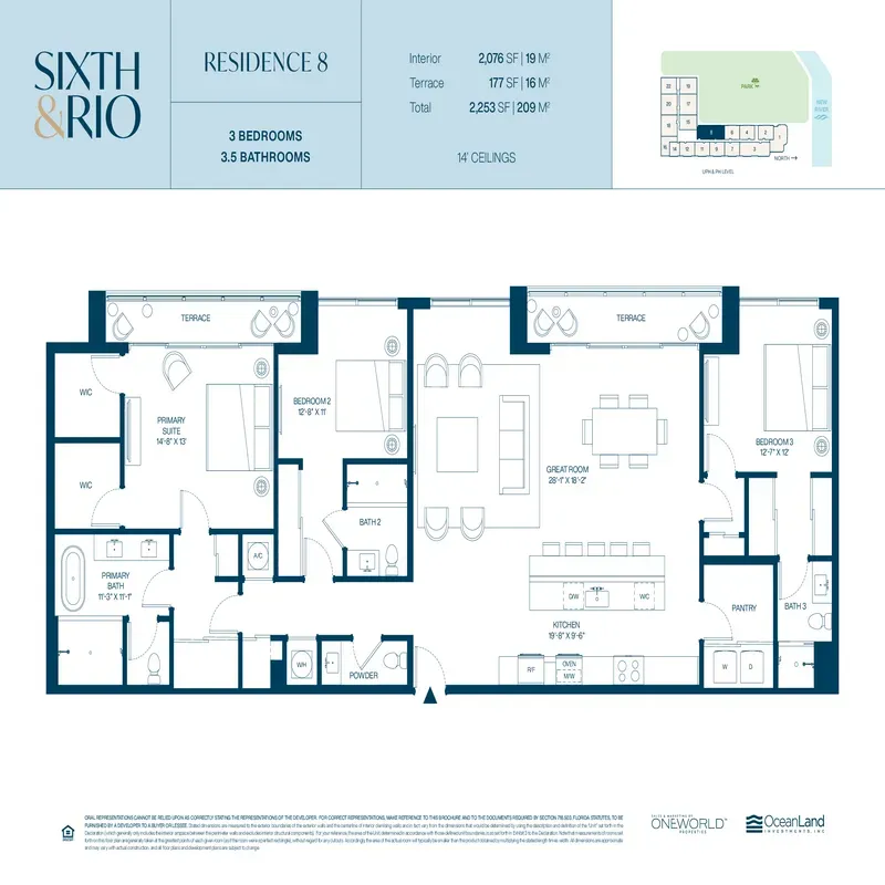 Sixth and Rio floor plan 7