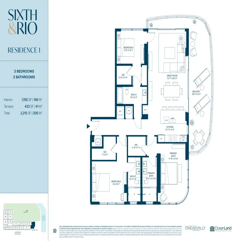 Sixth and Rio floor plan 8