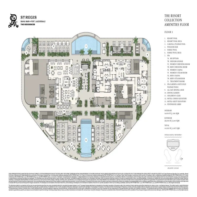 St. Regis Resort and Residences Bahia Mar FTL floor plan 8