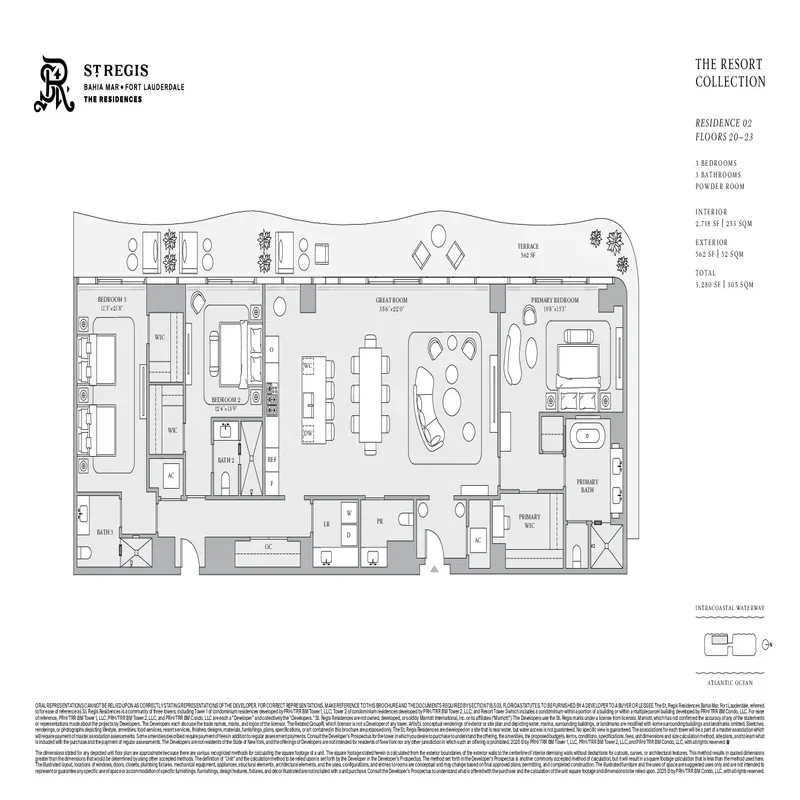 St. Regis Resort and Residences Bahia Mar FTL floor plan 10