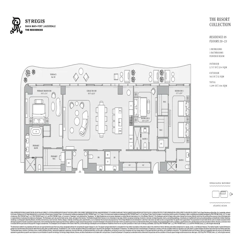 St. Regis Resort and Residences Bahia Mar FTL floor plan 11