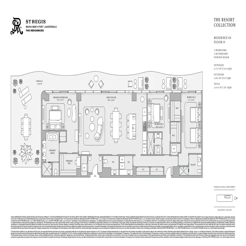 St. Regis Resort and Residences Bahia Mar FTL floor plan 12