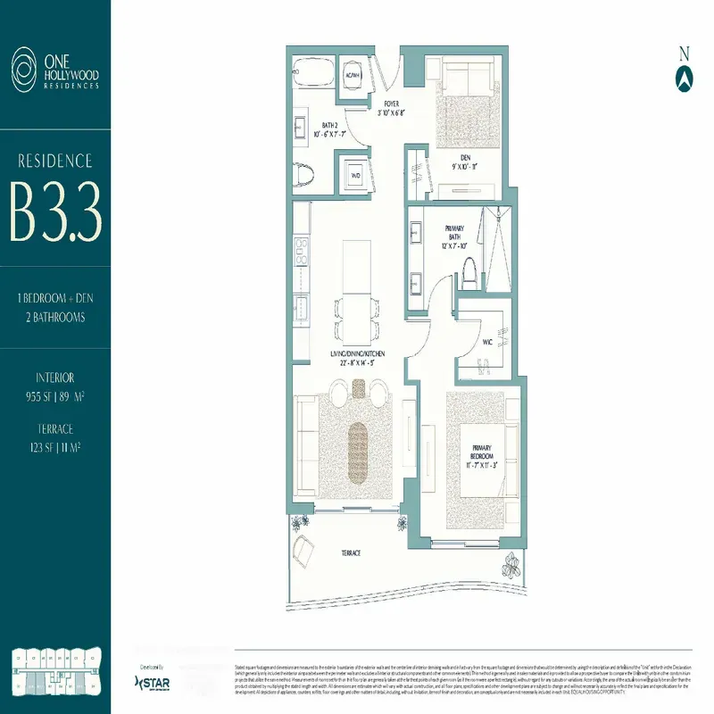 One Hollywood Residences floor plan 3