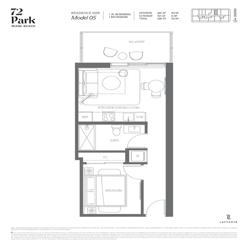 72 Park Miami Beach floor plan 4