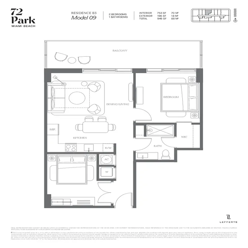 72 Park Miami Beach floor plan 6