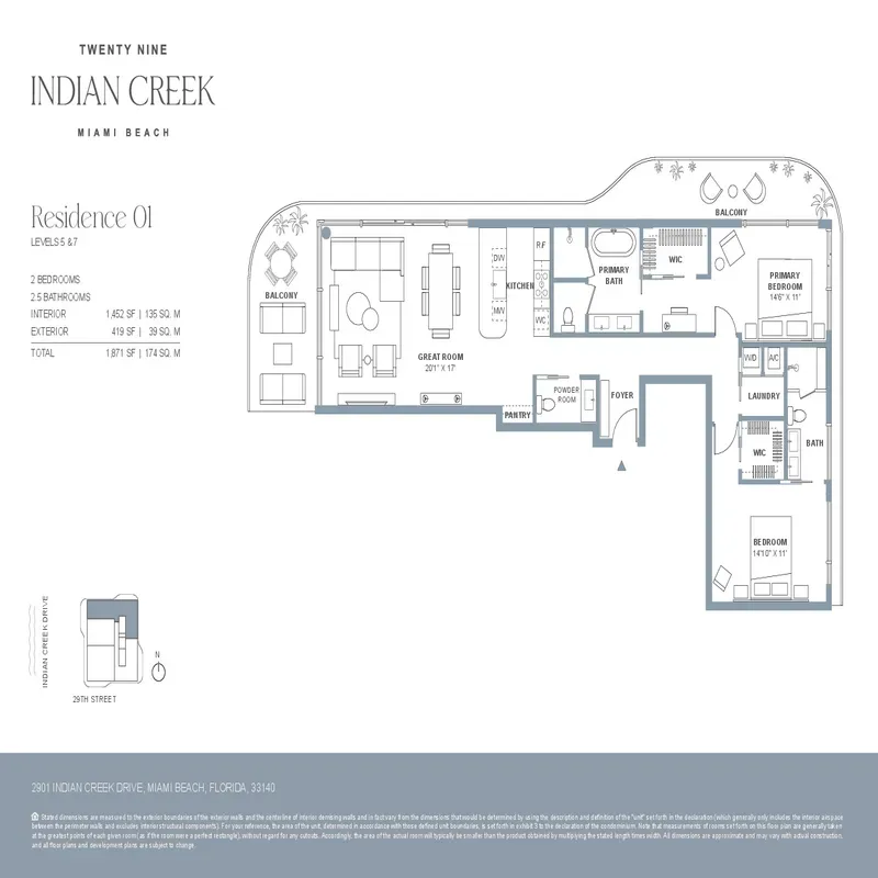 2900 Indian Creek floor plan 5