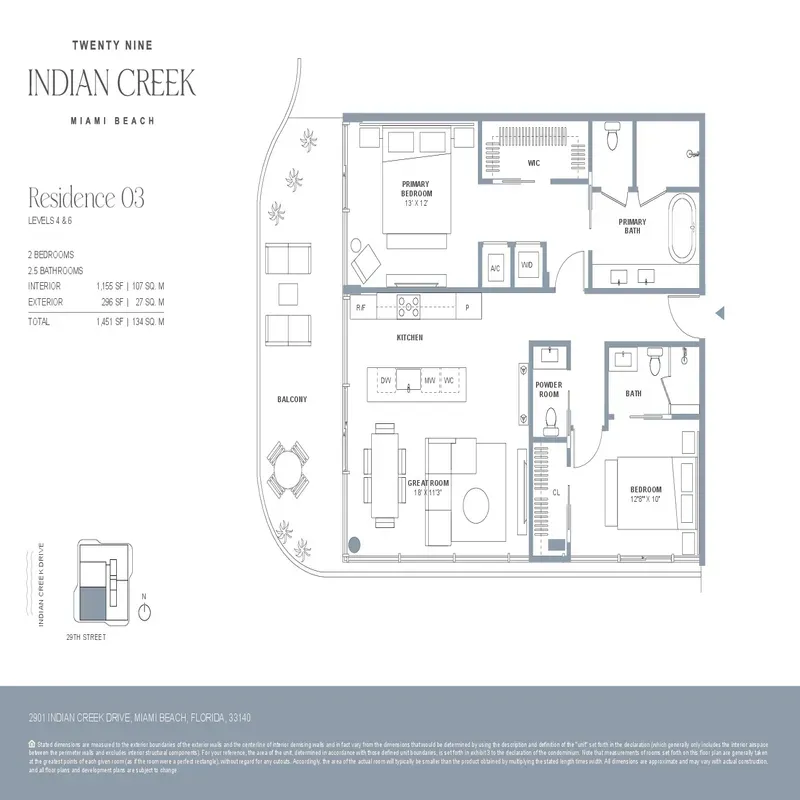 2900 Indian Creek floor plan 6