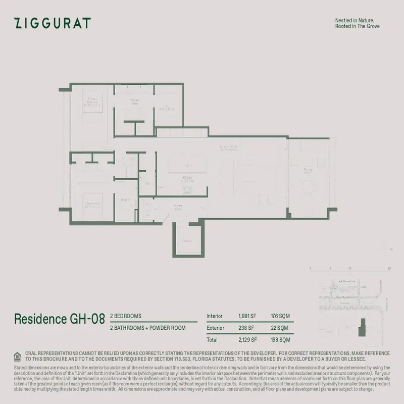 ZIGGURAT Coconut Grove floor plan 2