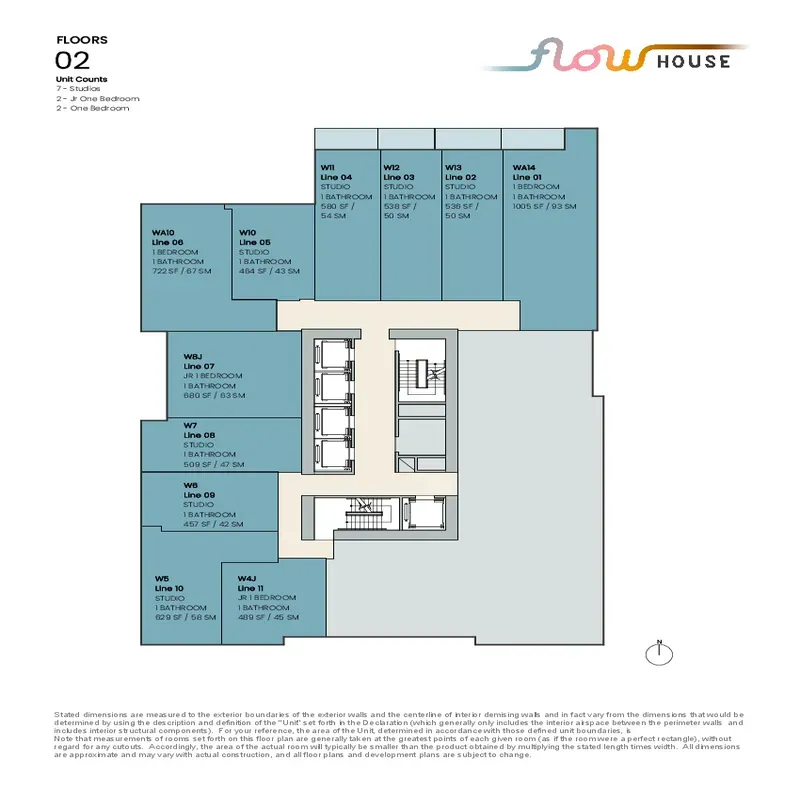 Flow House Miami Worldcenter floor plan 19