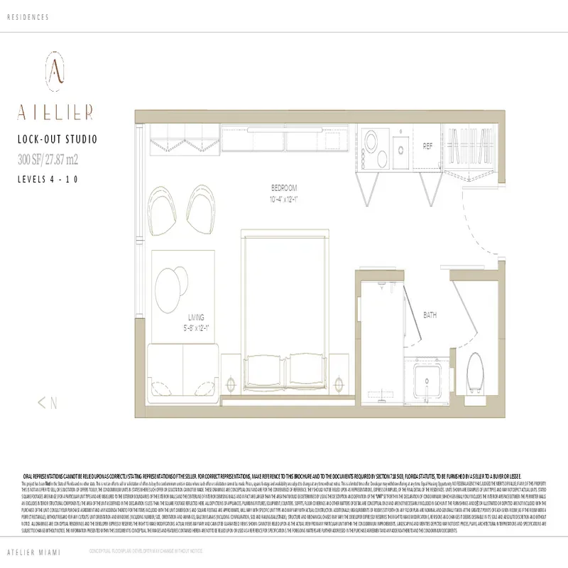 Atelier Residences Miami floor plan 5