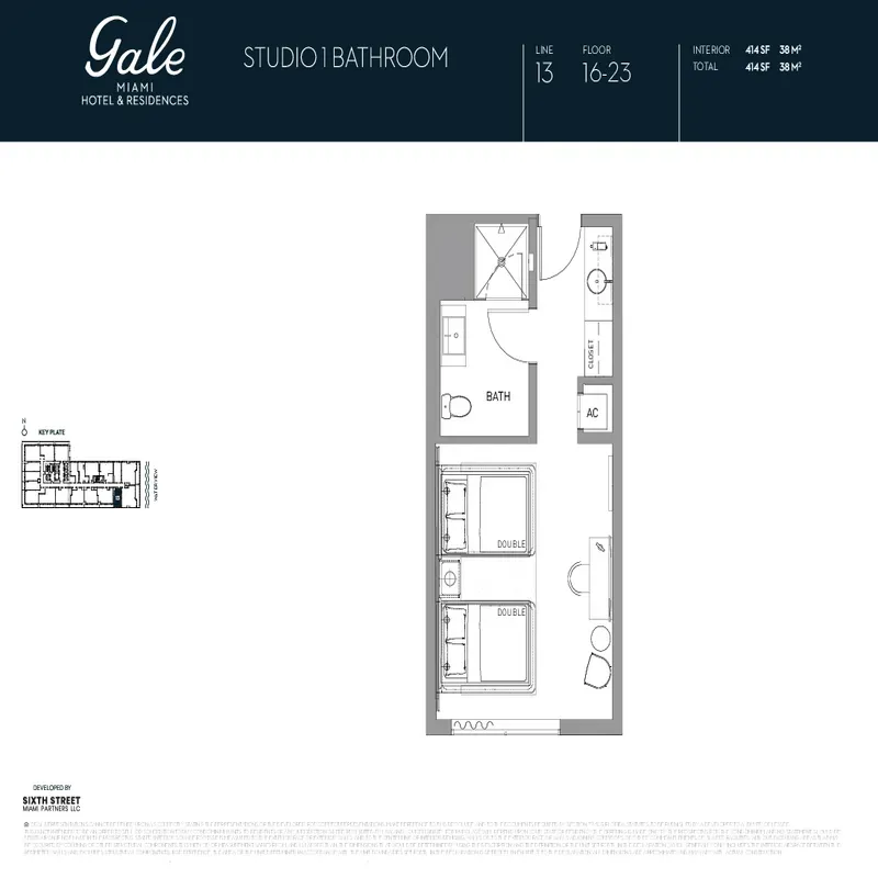 Gale Miami Hotel and Residences floor plan 4