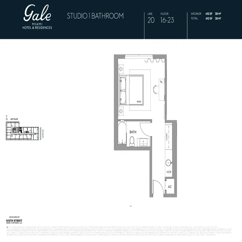 Gale Miami Hotel and Residences floor plan 5