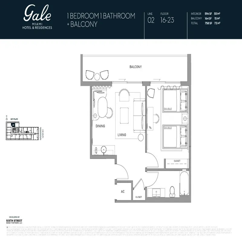 Gale Miami Hotel and Residences floor plan 8