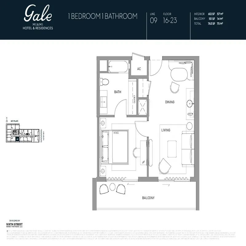 Gale Miami Hotel and Residences floor plan 10