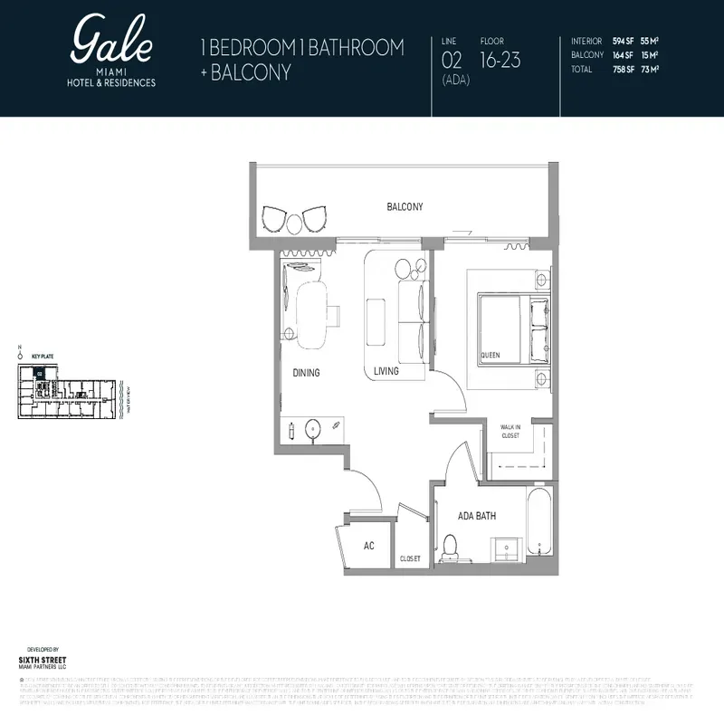 Gale Miami Hotel and Residences floor plan 11
