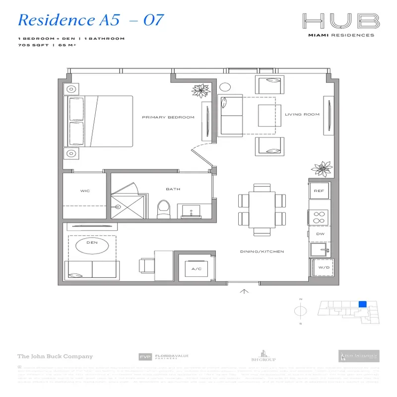 HUB Miami Residences floor plan 6