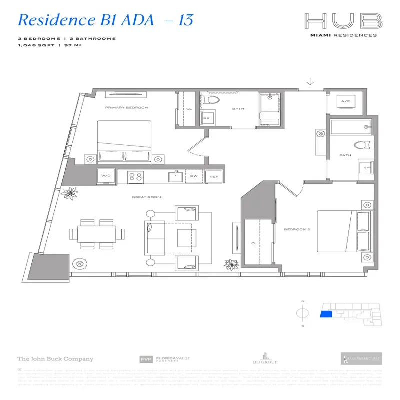 HUB Miami Residences floor plan 7