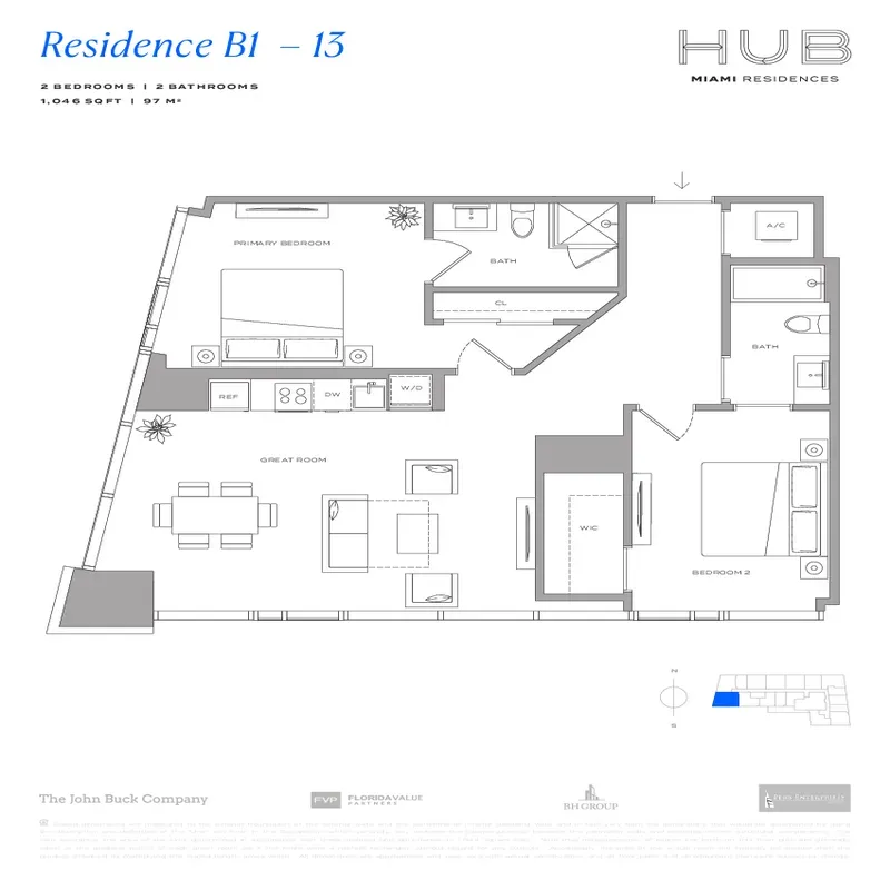 HUB Miami Residences floor plan 8