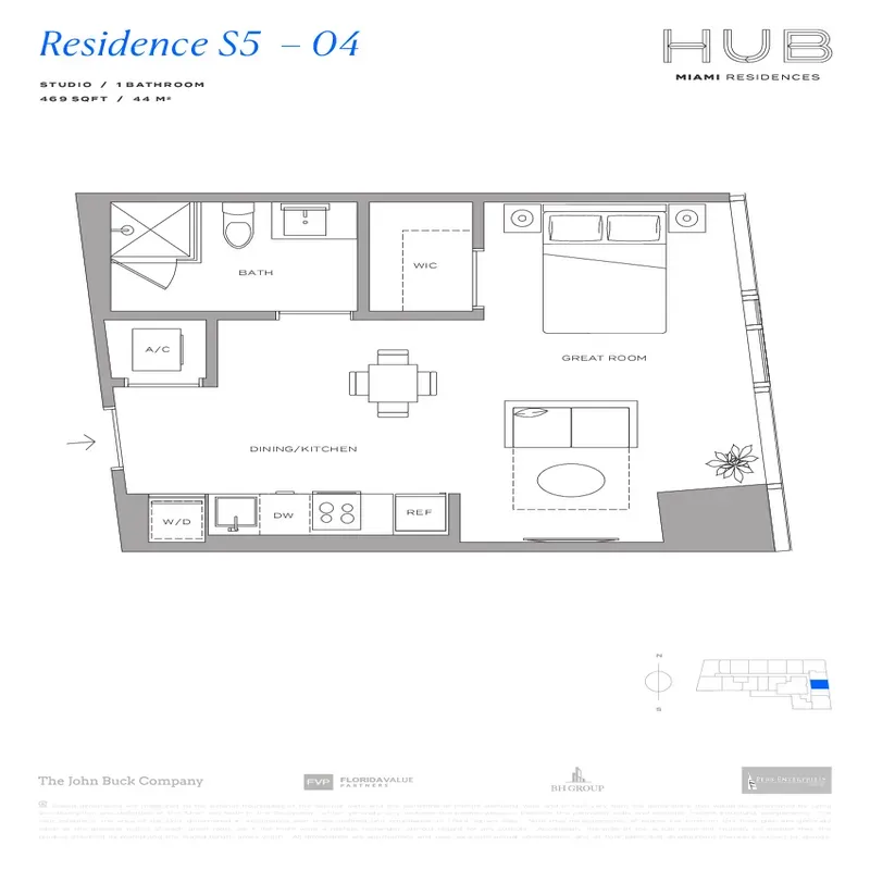HUB Miami Residences floor plan 14