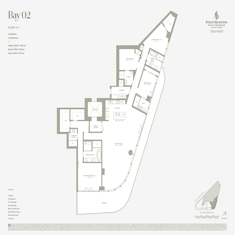 Four Seasons Private Residences Coconut Grove floor plan 7