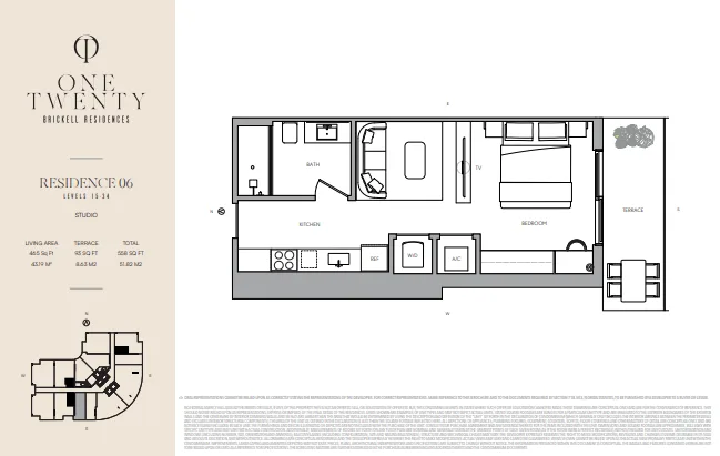 One Twenty Brickell Residences floor plan 2