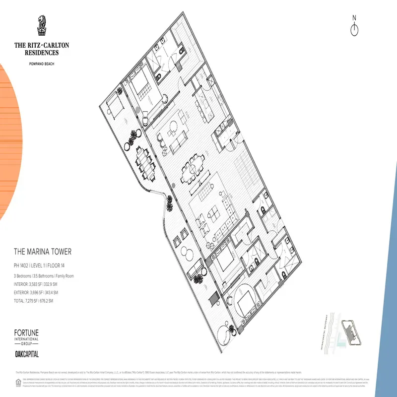 The Ritz-Carlton Residences Pompano Beach floor plan 4