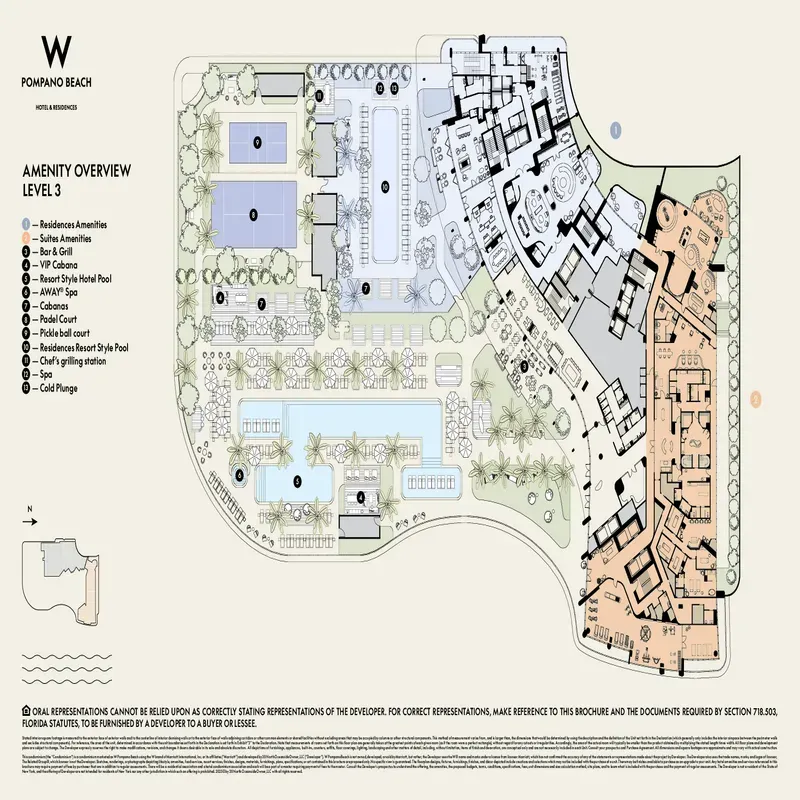 W Pompano Beach Hotel and Residences floor plan 4