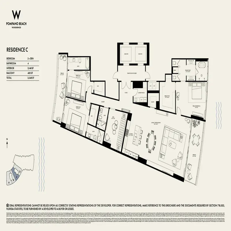 W Pompano Beach Hotel and Residences floor plan 5