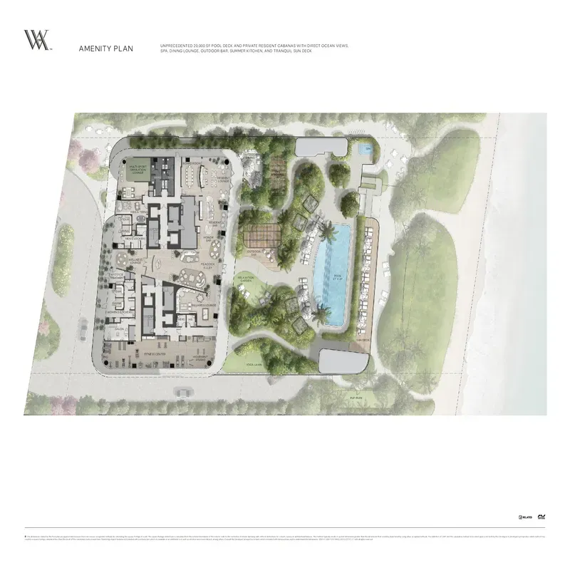 Waldorf Astoria Residences Pompano Beach floor plan 1