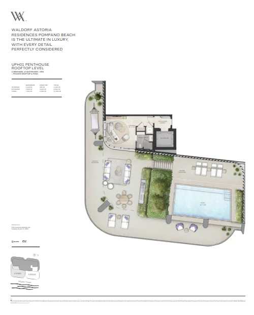 Waldorf Astoria Residences Pompano Beach floor plan 7