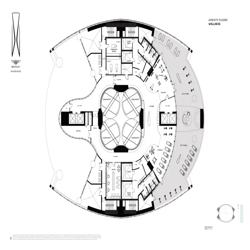 Bentley Residences floor plan 1