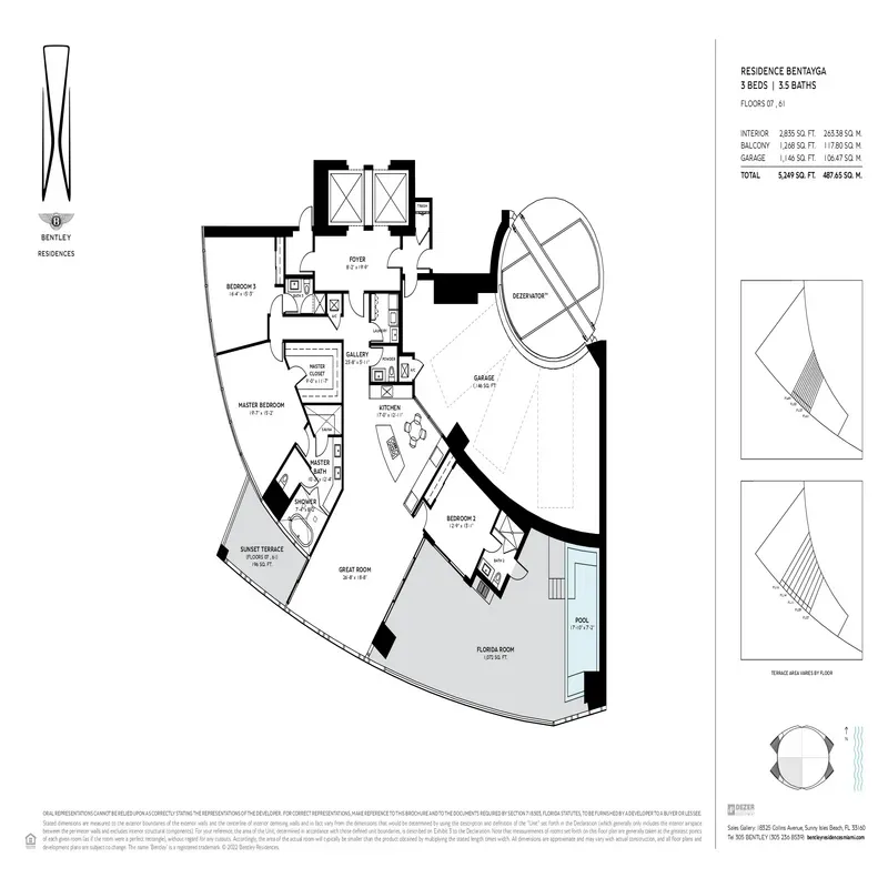Bentley Residences floor plan 7