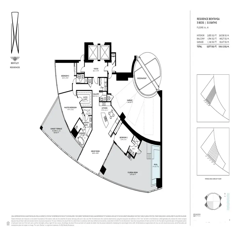 Bentley Residences floor plan 8